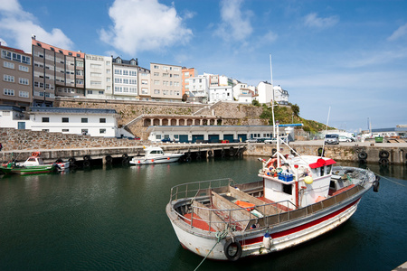 Port of Malpica, La Corua, Galicia, Spain