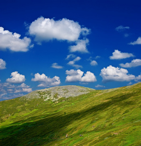 绿色山风景