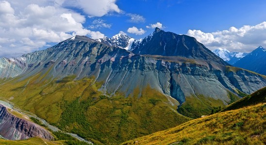 阿尔泰山山脉图片