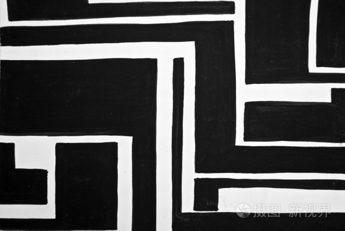 黑色和白色抽象画的背景