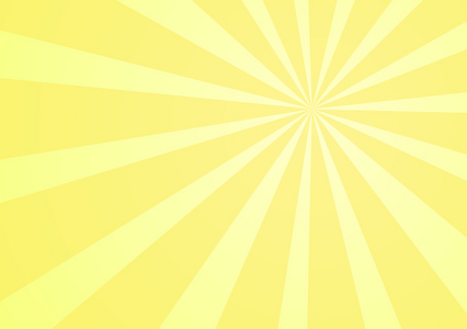 放射光线的黄色背景