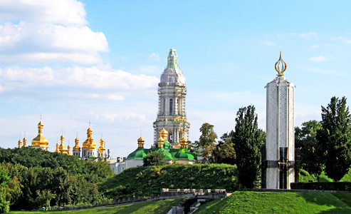 基辅佩乔尔斯克修道院修道院和纪念牺牲的基辅的饥荒
