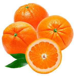 孤立在白色背景上的橙色