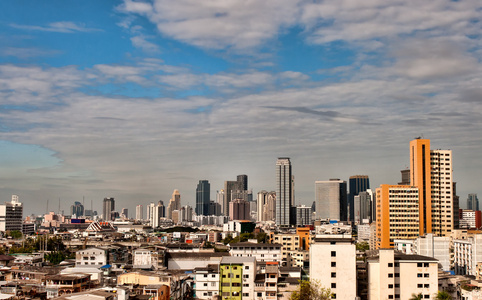 城市景观，曼谷的天视图
