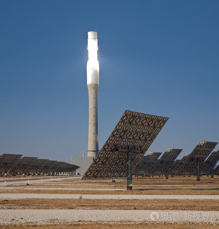 塔的太阳能热力厂