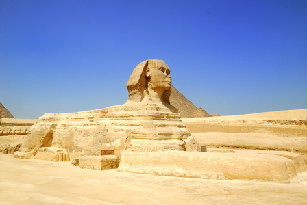 在埃及的狮身人面