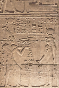 卡拉布沙神庙的象形文字埃及