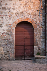 monticchiello中世纪村庄附近皮恩扎。托斯卡纳。意大利