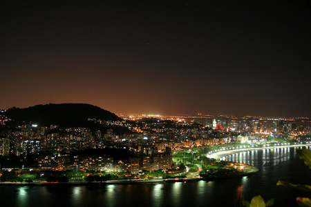 在里约热内卢的夜空