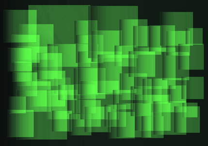 抽象的绿色方形背景 eps 9