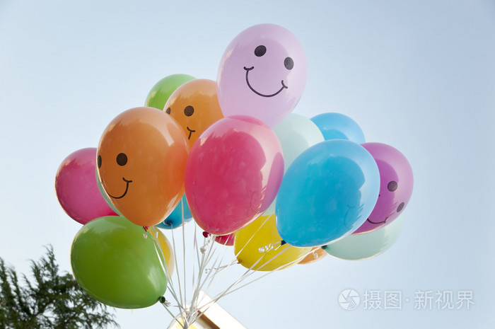 在天空中的微笑