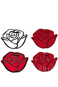 4 朵玫瑰