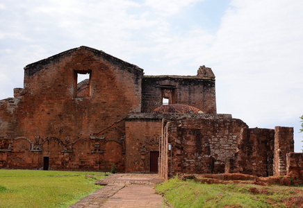 耶稣会传教遗址在特立尼达巴拉圭