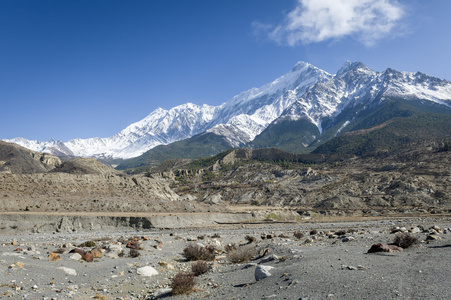 春季喜马拉雅山