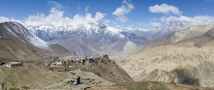 喜马拉雅山脉全景