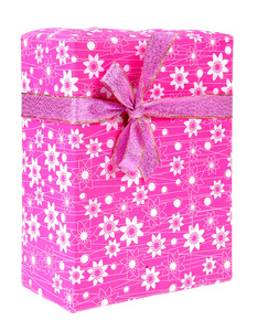 粉红色礼品盒