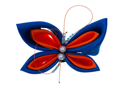 玩具蝴蝶做的丝带