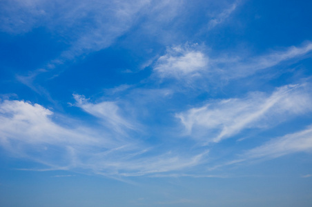 蓝色的天空背景