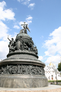 纪念碑的千年中大诺夫哥罗德的俄罗斯