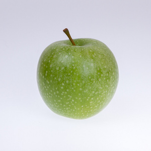 隔离绿色苹果