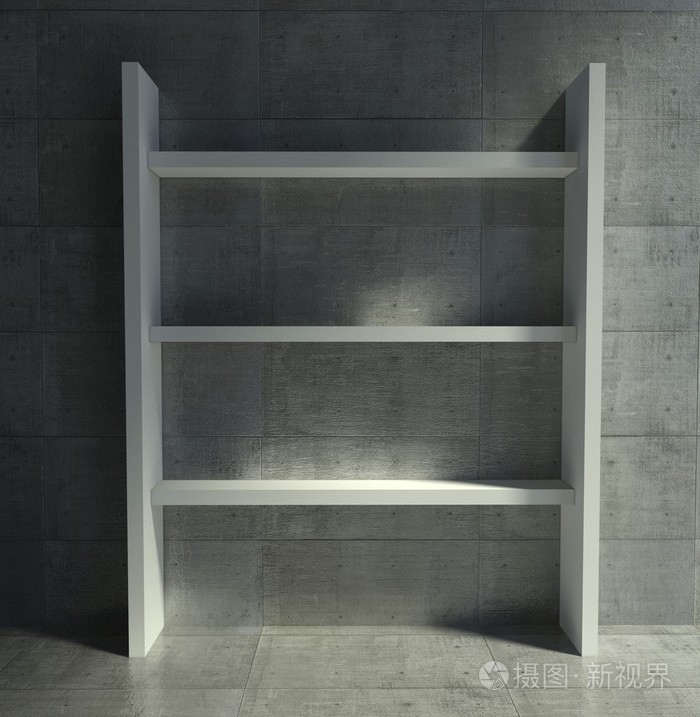 3d 现代室内的空架子