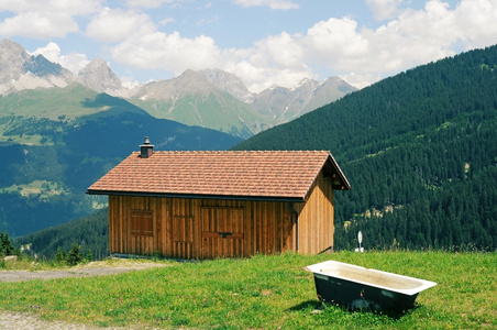 瑞士高山景观