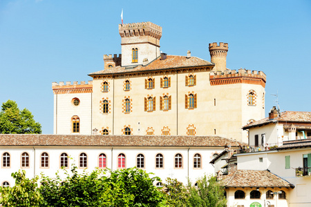 意大利巴罗洛葡萄酒，城堡，巴罗洛 皮埃蒙特 di falletti
