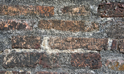 旧砖墙背景和纹理