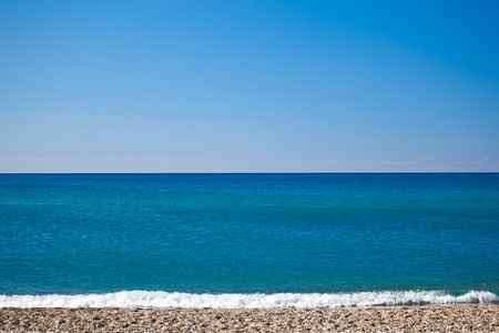 夏日的海滩