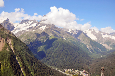 在高加索山