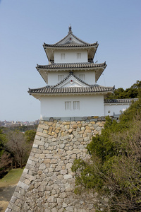 辰巳橹塔在明石康的城堡，在日本