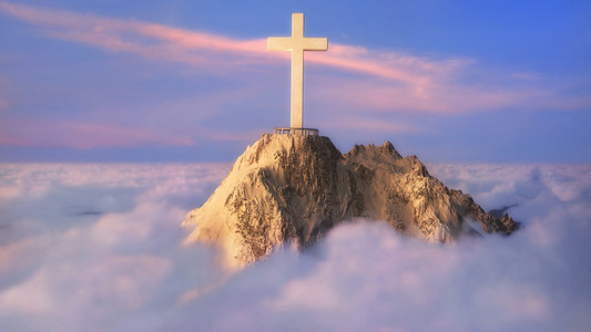 十字架山图片