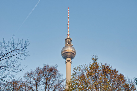在柏林，德国 fernsehturm