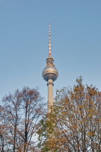 在柏林，德国 fernsehturm