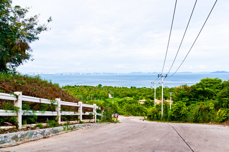 在泰国海的热带岛屿