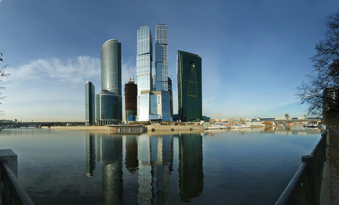 国际商务中心，莫斯科的全景