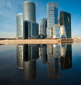 国际商务中心，莫斯科的全景