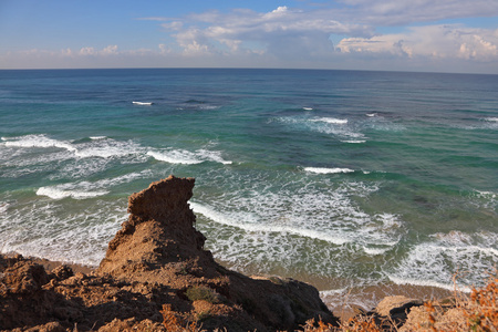 地中海海石海岸