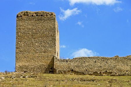 城堡废墟的 torockoszentgyorgy，cetatea coltesti