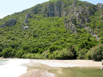 海滩风景奥林帕斯土耳其