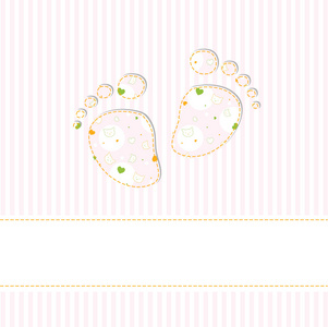 小女 快乐 明信片 可爱 涂鸦 独特 粉红色的 婴童 封面