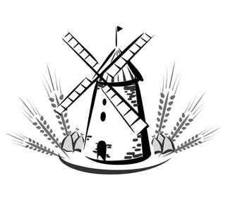 红磨坊风车图片-红磨坊风车素材-红磨坊风车插画-摄图新视界