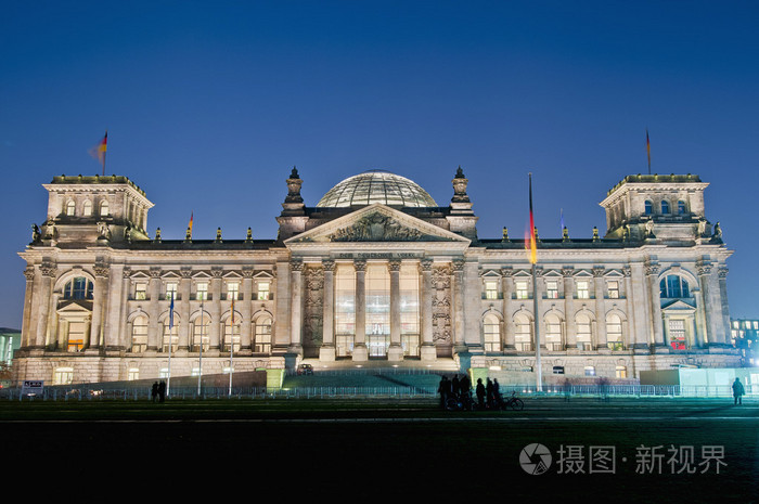 在柏林,德国联邦议院