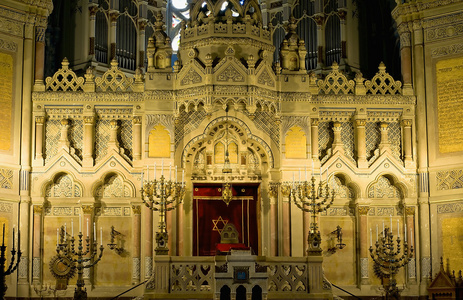 坛的犹太教堂在塞格德