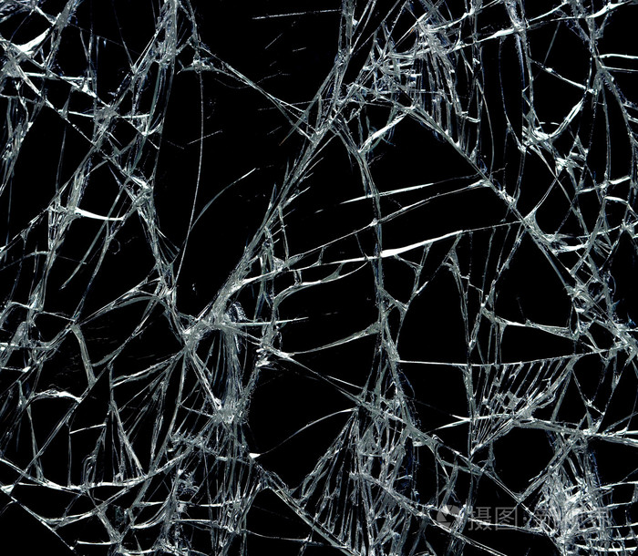 破碎的玻璃背景