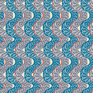 无缝的抽象波浪图案