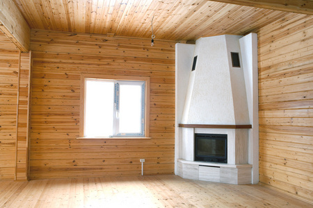 木房子内部插画