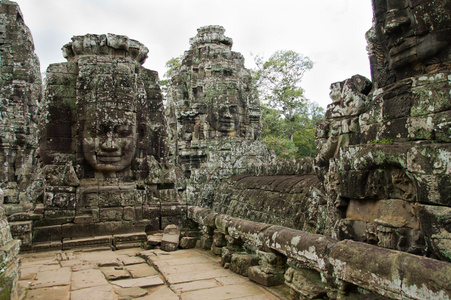 在柬埔寨的寺庙
