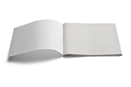 单张笔记本教科书白空白纸模板