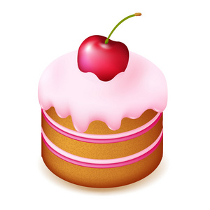 樱桃的生日蛋糕